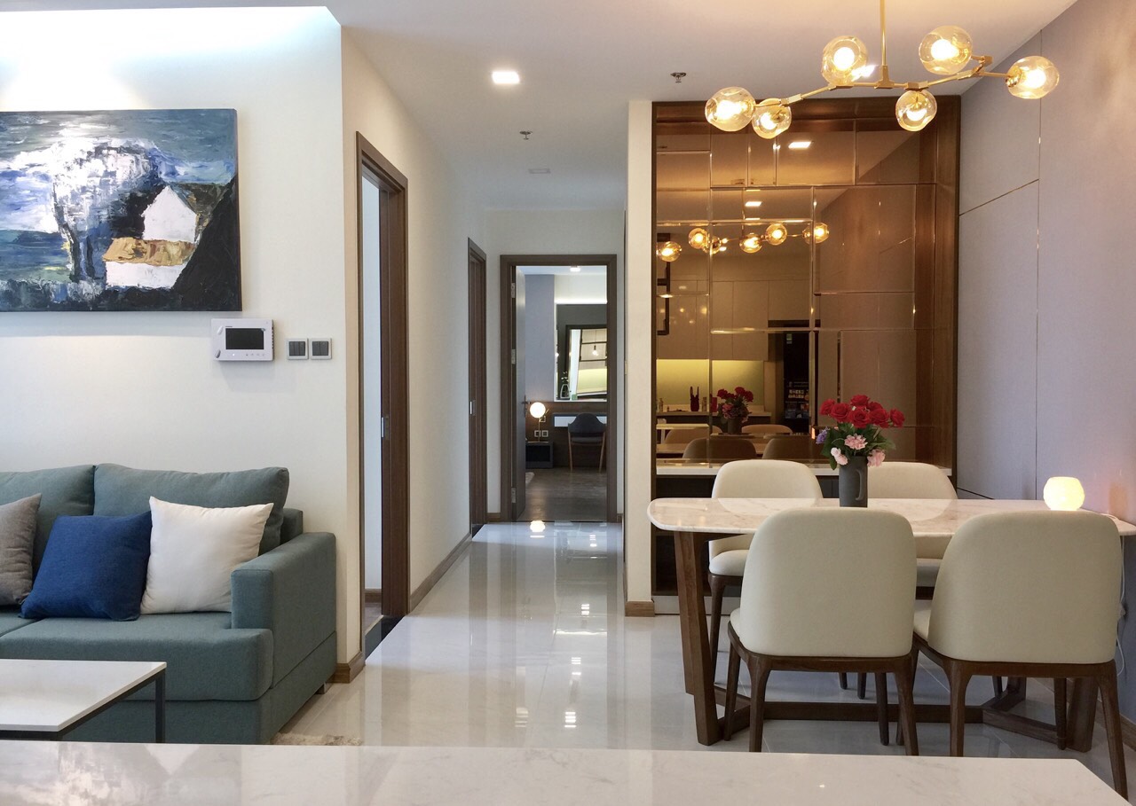 Cho thuê căn hộ 3PN Vinhomes Central Park toà Park 2, diện tích 114.5m2. Liên hệ xem nhà trực tiếp 0799693616.Mr Đức